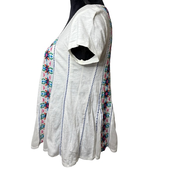 Akemi + Kin | Anthropologie | Noyo Embroidered White Blouse | 100% Cotton - Picture 3 of 8